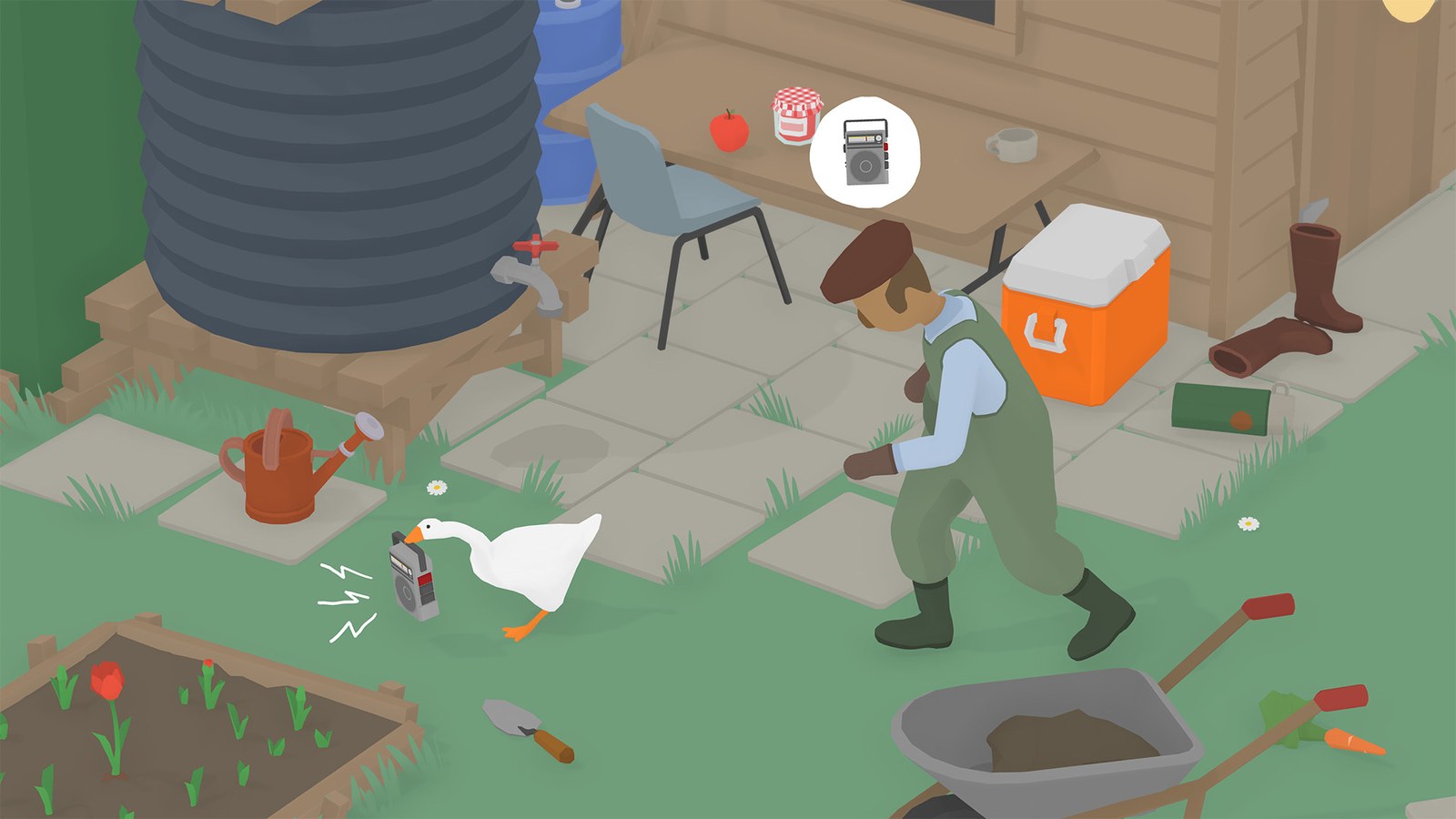 Untitled Goose Game: službeni prizor iz igre