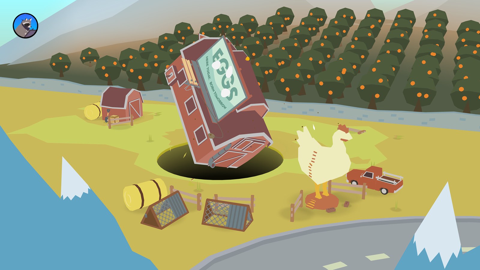 Donut County: mala rupa, velika zagonetka i razuman PC