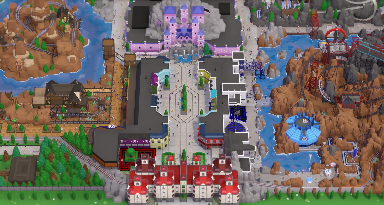 Parkitect: službeni prizor iz igre