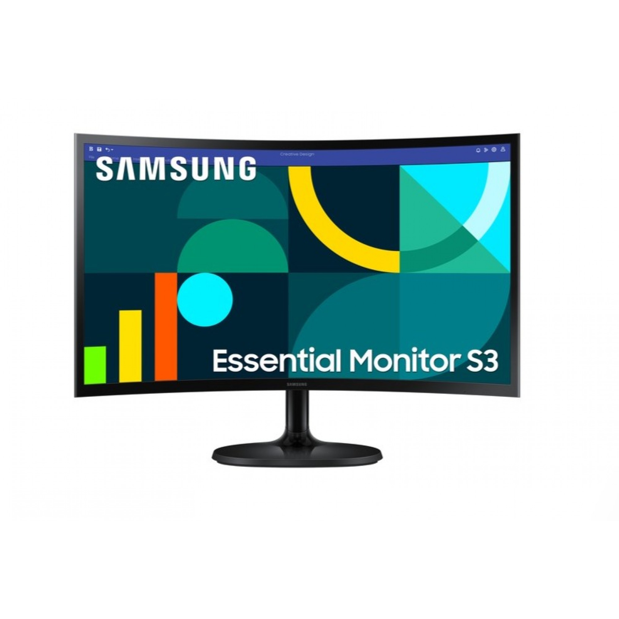 Monitor 24" SAMSUNG S3 S36GD LS24D360GAUXEN FHD 100Hz VA 4ms HDMI D-Sub Zakrivljeni