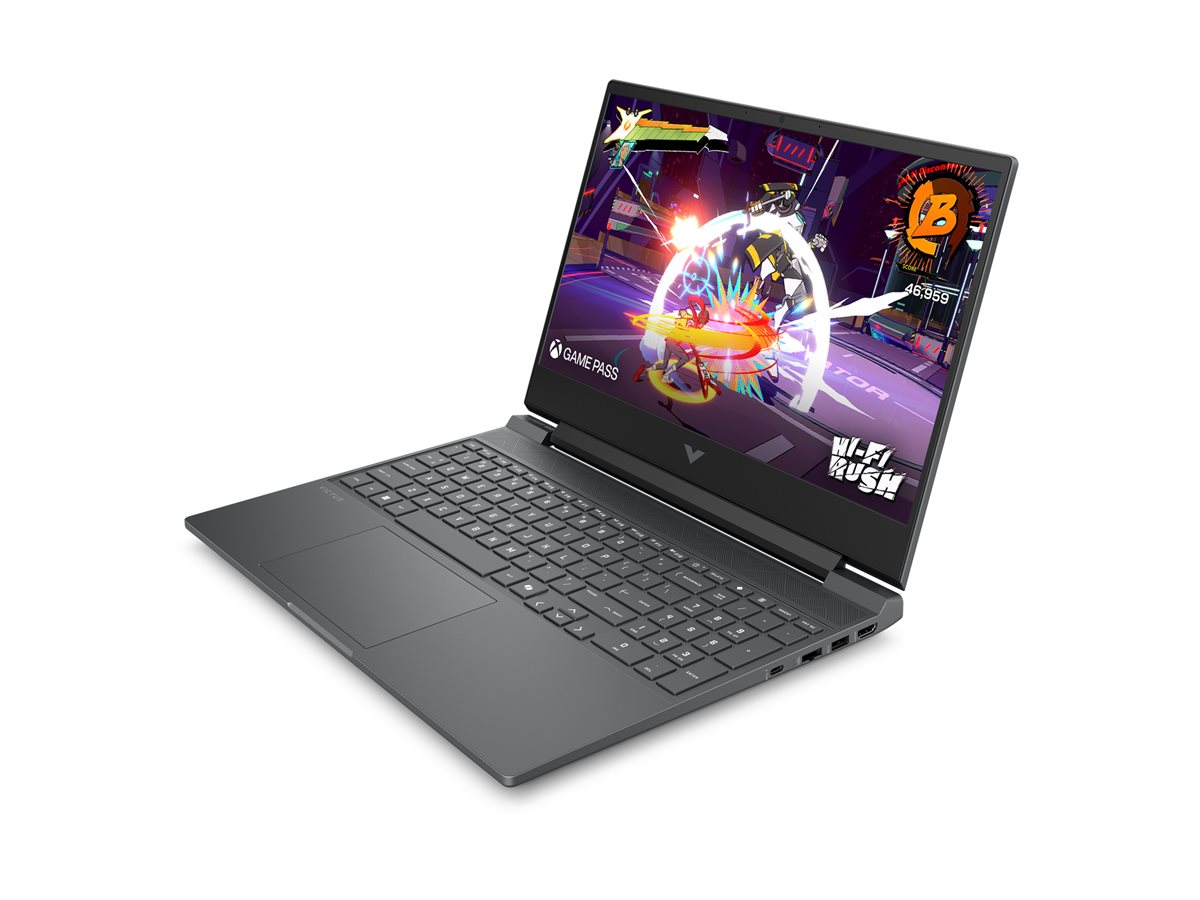 Laptop HP Victus 15-fb3705nm AMD Ryzen 5 8645HS 16GB DDR5 512GB PCIe SSD RTX 3050 6GB FreeDOS 15.6