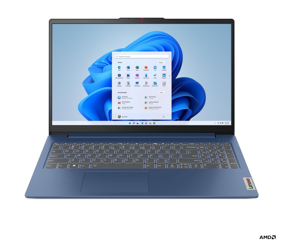 Laptop LENOVO IdeaPad Slim 3 AMD Ryzen 5 7520U 16GB 1TB SSD 15,6