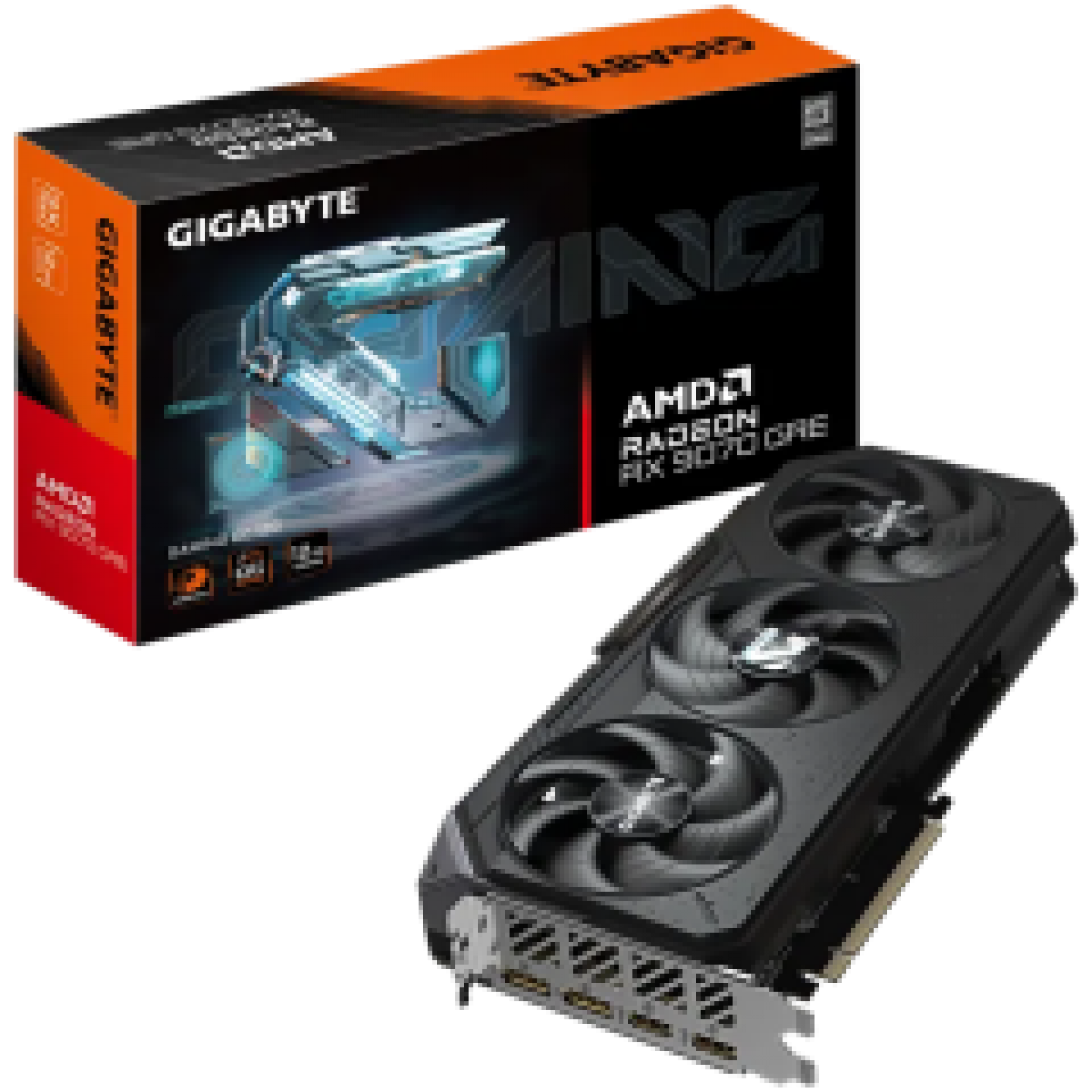 GIGABYTE AMD Radeon RX 9070 GRE 12 GB GDDR6 SDRAM PCI Express 5.0