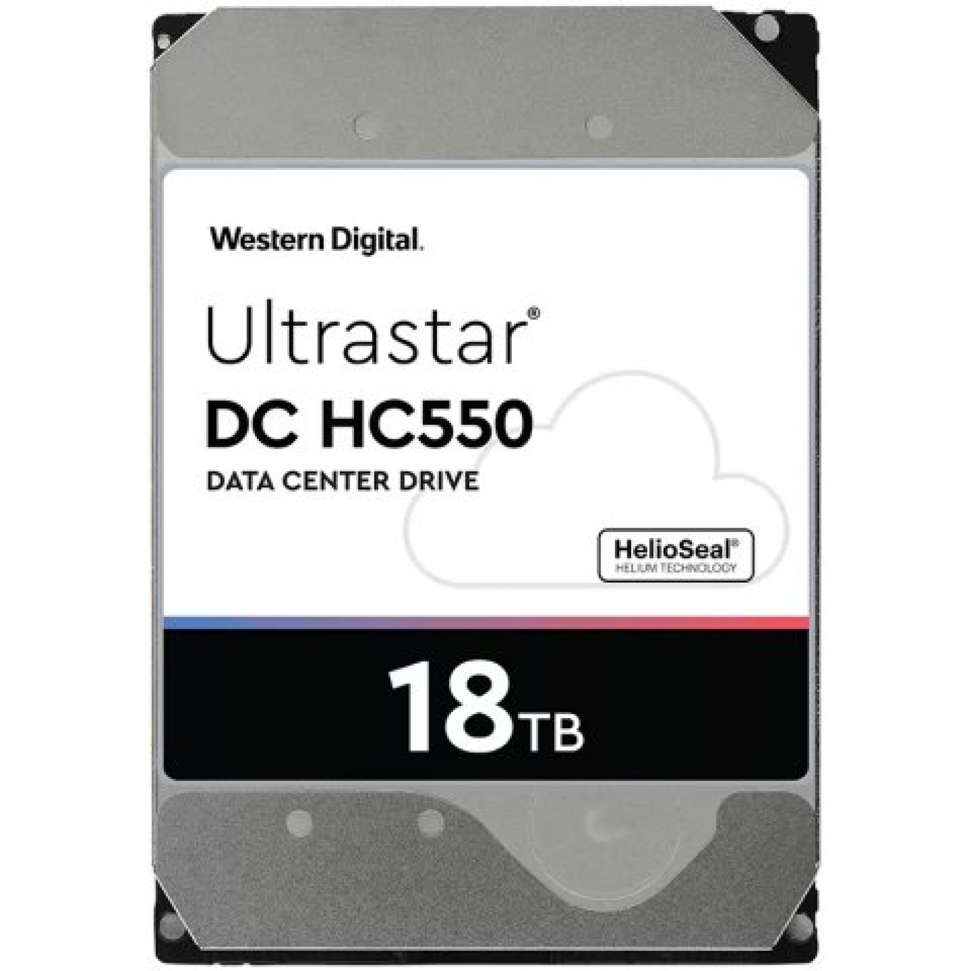 Western Digital Ultrastar DC HDD Server (3.5in 26.1MM 18TB 512MB 7200RPM SAS ULTRA 512E SE P3 DC HC550)