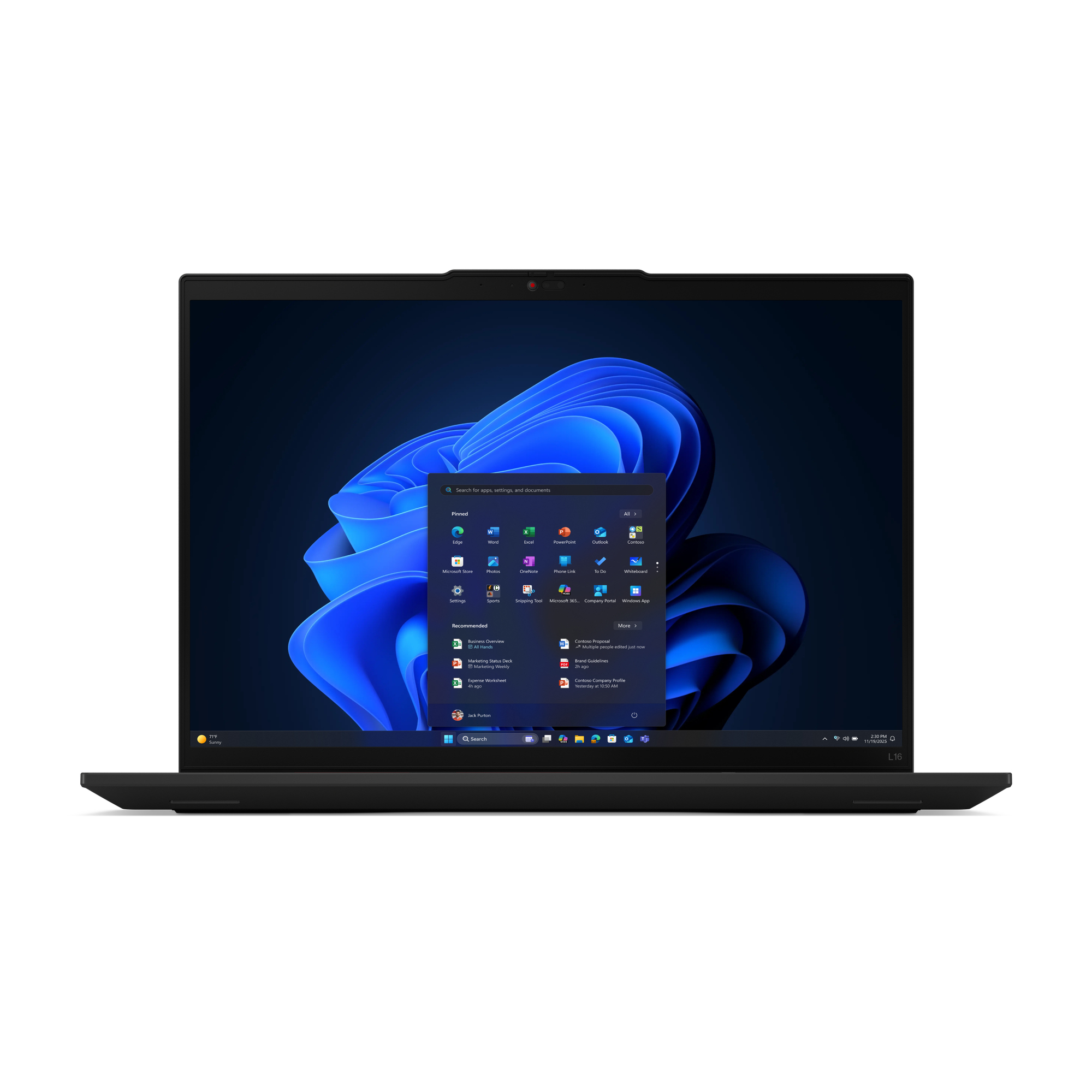 Notebook LENOVO ThinkPad L16 Gen 2, 16", Ultra 7 255U, 16GB RAM, 512GB SSD